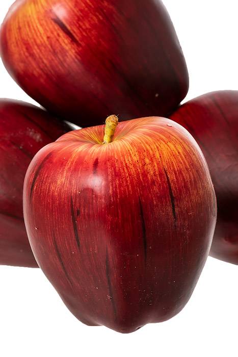 4" Weighted Delicious Apple Red Pkg/12 - Image 2