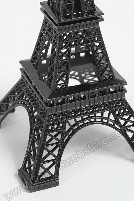 4" X 10" Metal Eiffel Tower Black - Image 2