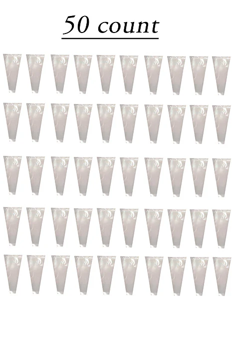 4" X 12.5" X 27" Floral Sleeves Clear Pkg/50 - Image 2