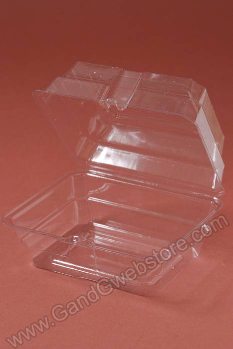 4" X 5" X 3" Plastic Boutonniere Box Clear Pkg/12 - Image 2
