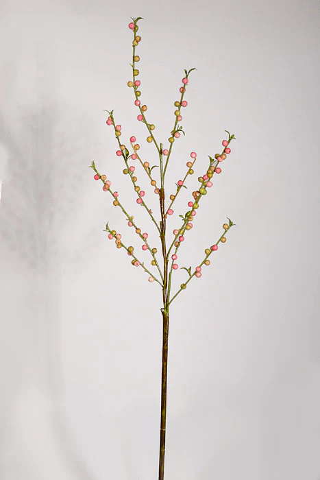 40'' Artificial Berry Spray Pink/Green