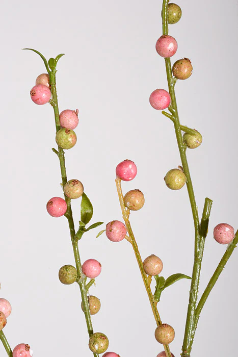 40'' Artificial Berry Spray Pink/Green - Image 2