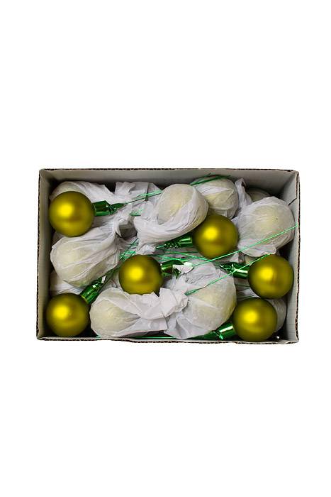 40mm Matte Glass Ball Apple Green Pkg/48 - Image 3