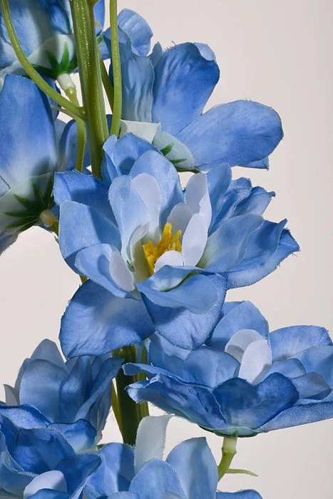 41.5" Silk Delphinium Spray Blue - Image 2