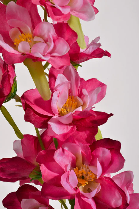 41.5" Silk Delphinium Spray Hot Pink - Image 2