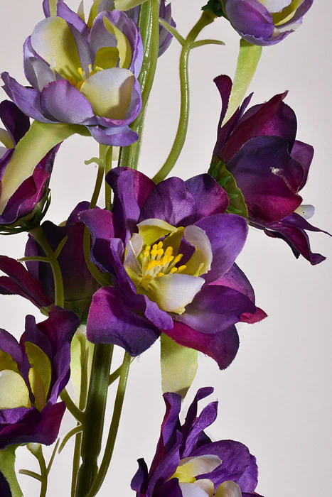 41.5" Silk Delphinium Spray Purple - Image 2