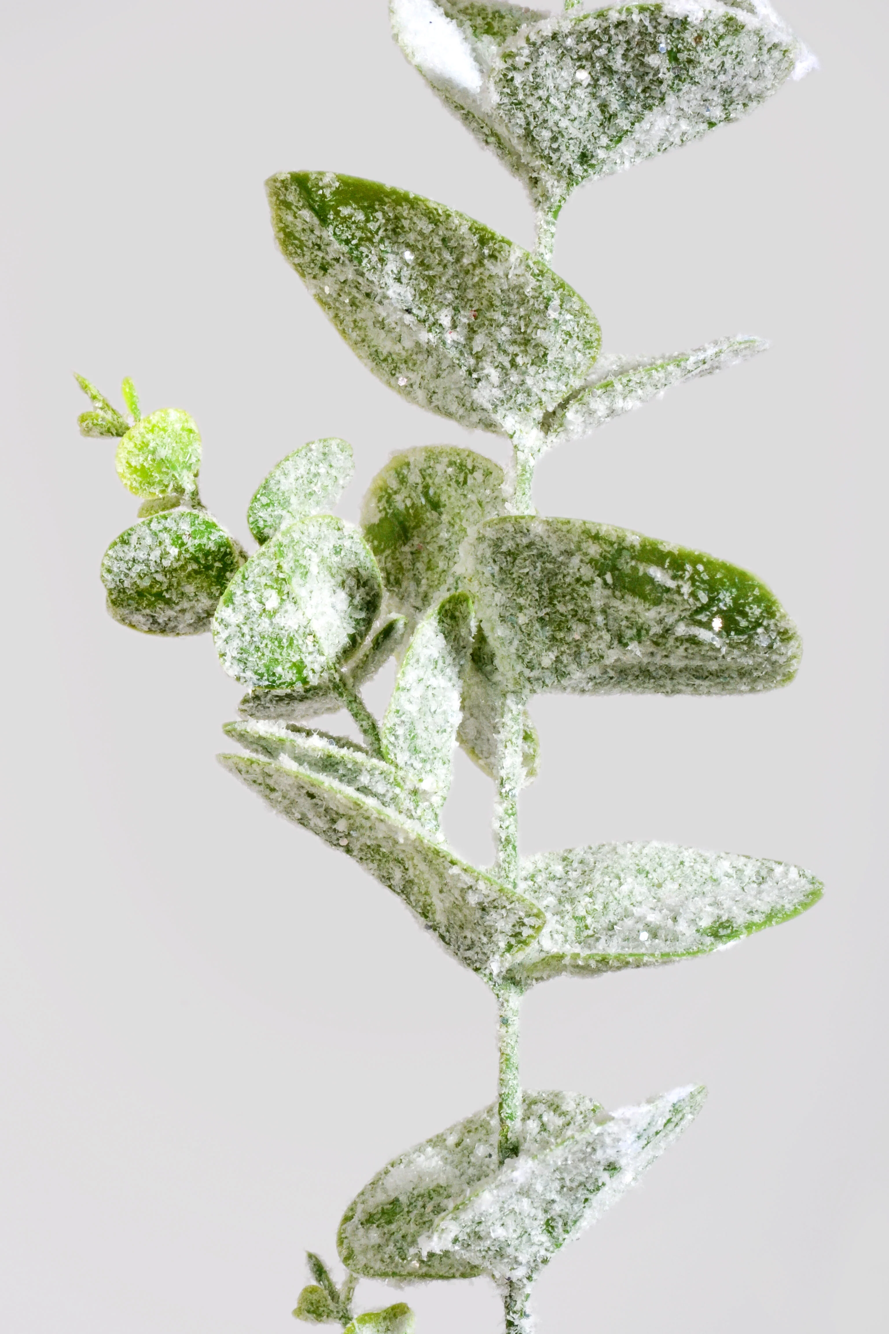 41" Eucalyptus Snow Spray White/Green - Image 2
