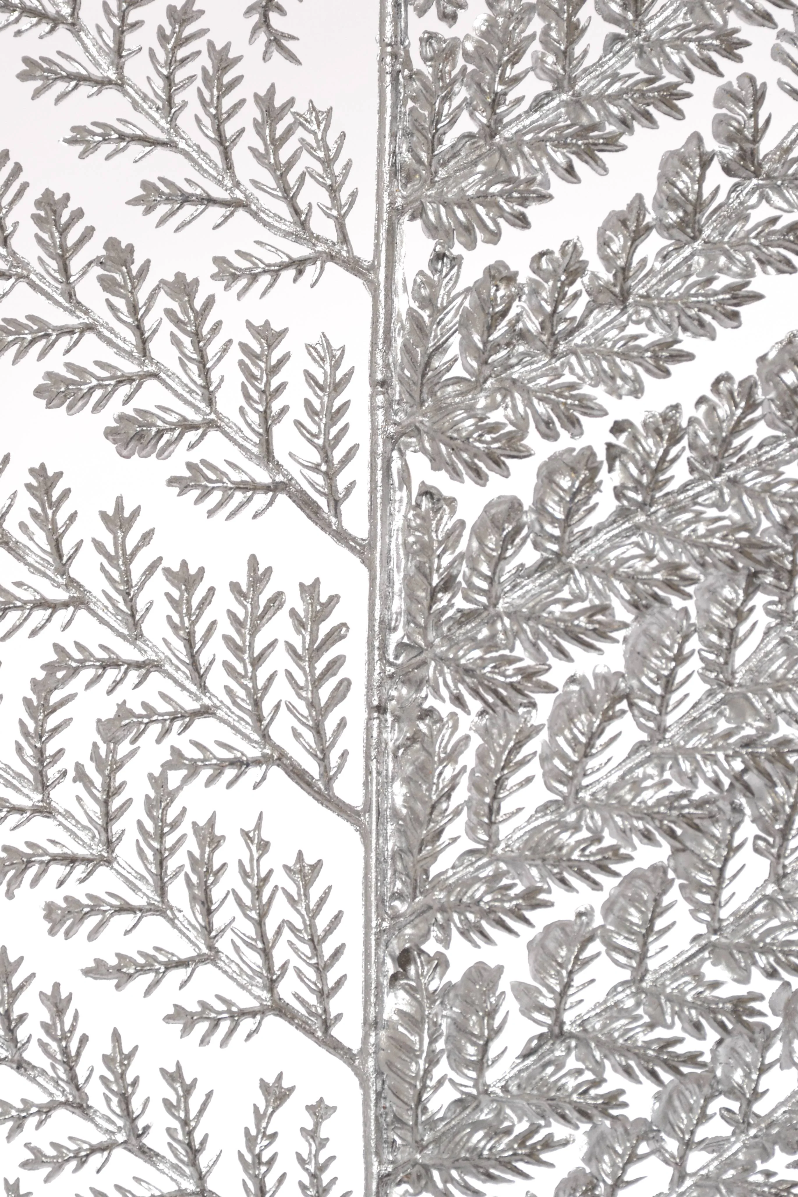 41" Metallic Fern Leaf Spray Silver - Image 2