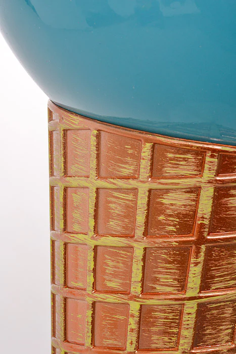 42" Ice Cream Stand W/Snow Powder Pink/Blue - Image 3