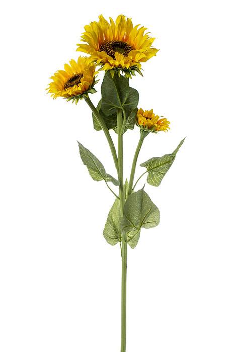 42" Silk Sunflower Spray Yellow