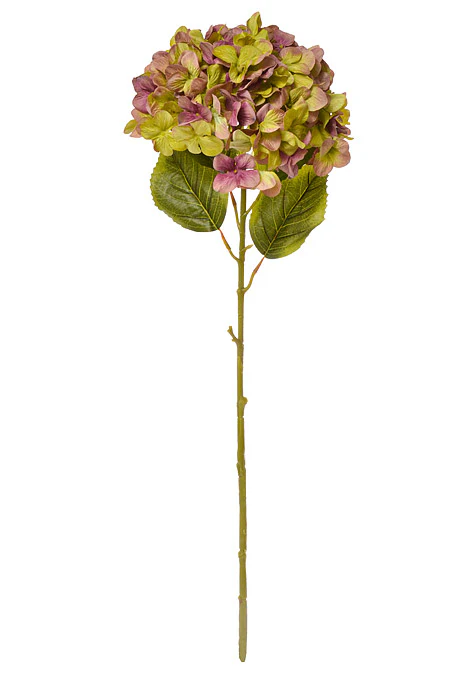 43" Silk Single Giant Hydrangea Mauve/Green