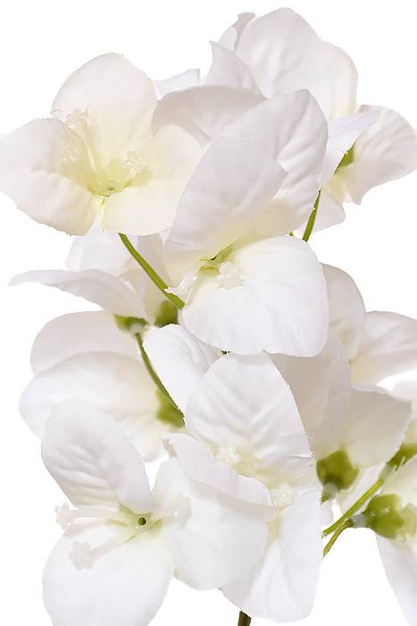 44" Silk Bougainvillea Spray White - Image 2