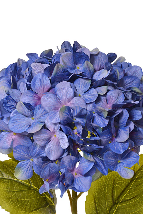 44" Single Giant Silk Hydrangea (Blue) - Image 2