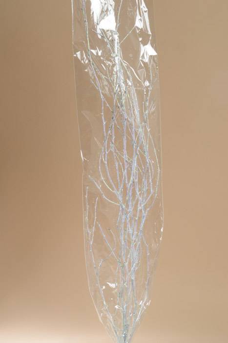 45" - 50" 5 Stem Glitter Birch Branch White - Image 2