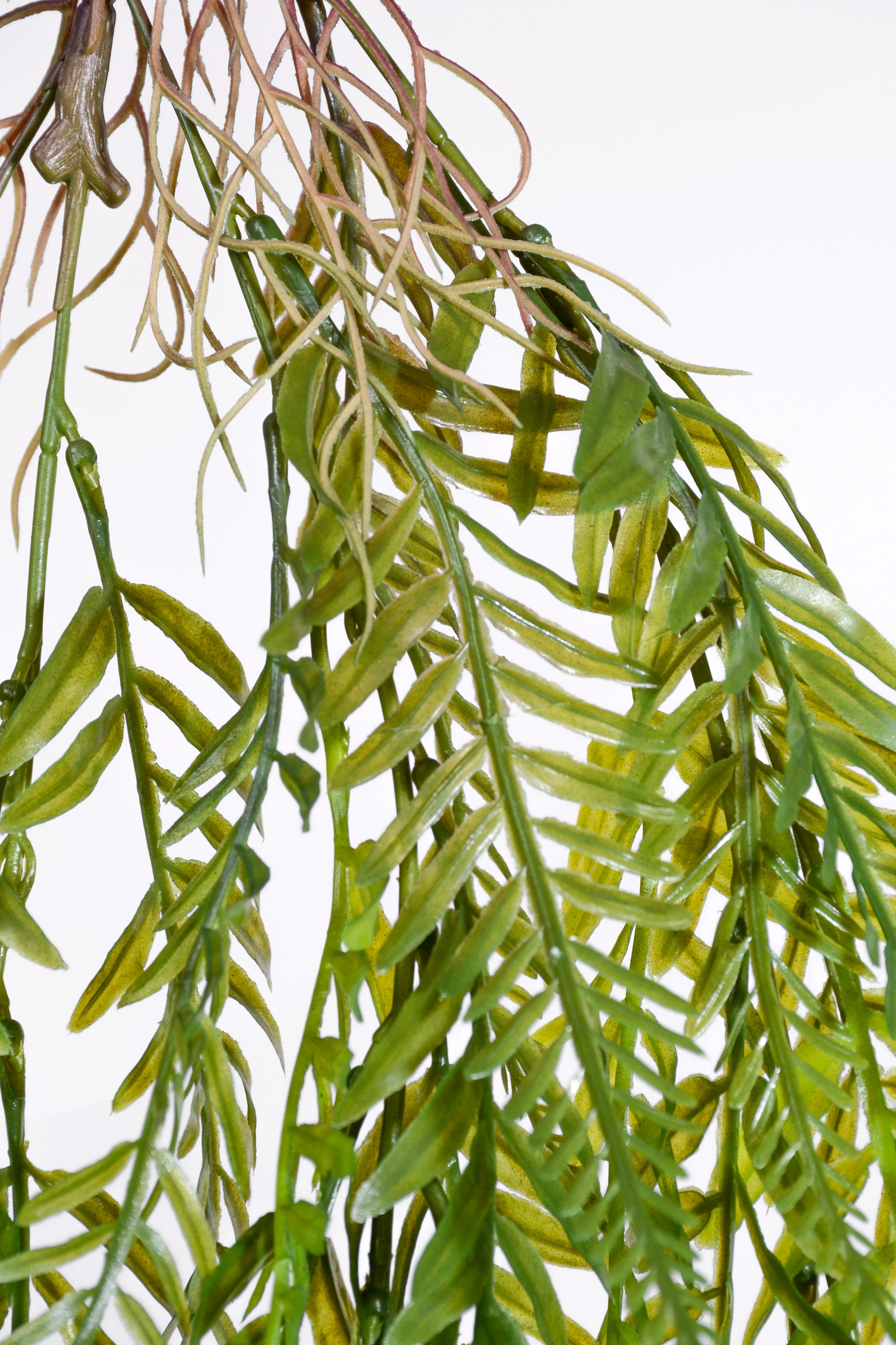 45" Uv Artificial Hanging Fern Bush Green - Image 2