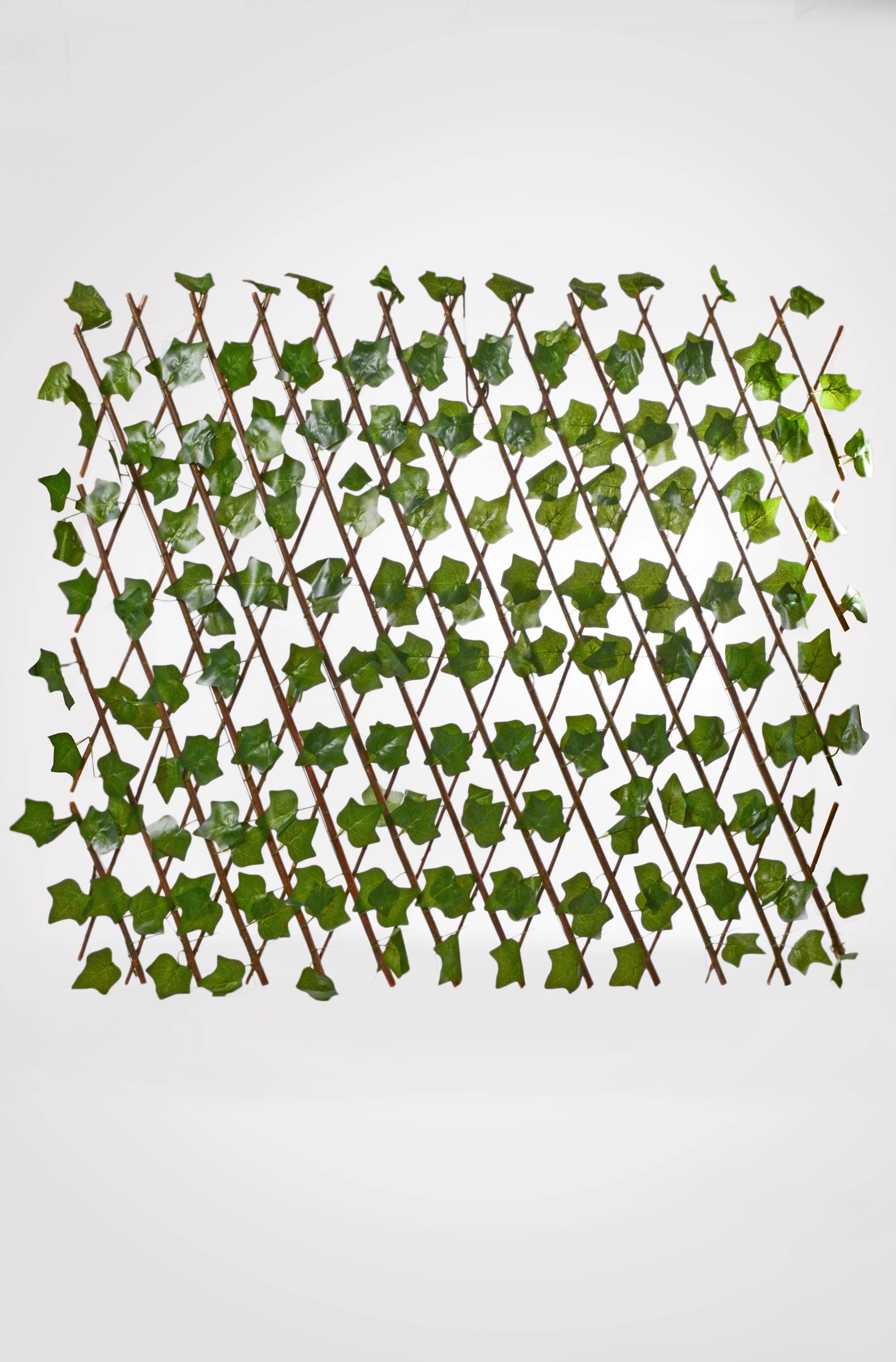 47.5'' Stretchable English Ivy Fence Green