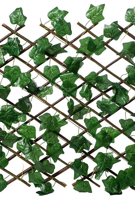47.5"x 66" Large Ivy Leaf Stretchable  Fence Screen Green - Image 2