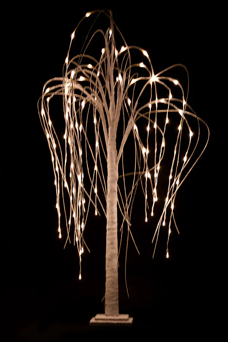 47" Cascade Tree W/Light White - Image 2
