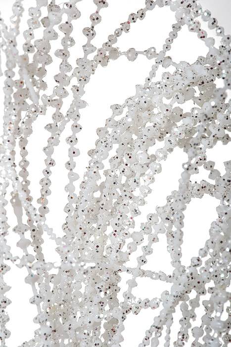 47" Willow Hanging W/glitter White - Image 2