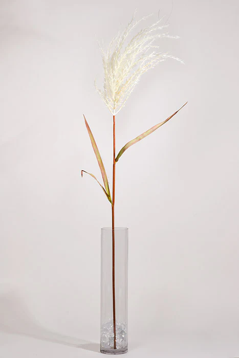 48" Artificial Reed Grass Spray Beige