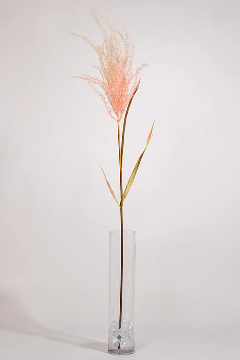 48" Artificial Reed Grass Spray Pink