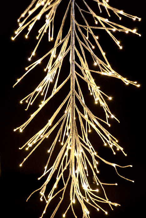 48" Led/Trim Ultra Birch Garland Plug In White - Image 2