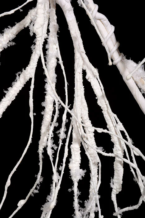 48" Plastic Snowed Winter Branch Garland White Snow - Image 2