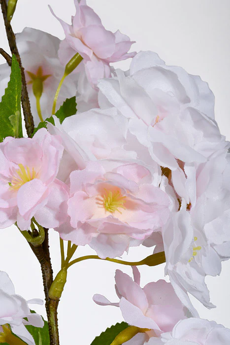 48" Silk Cherry Blossom Spray Light Pink - Image 2