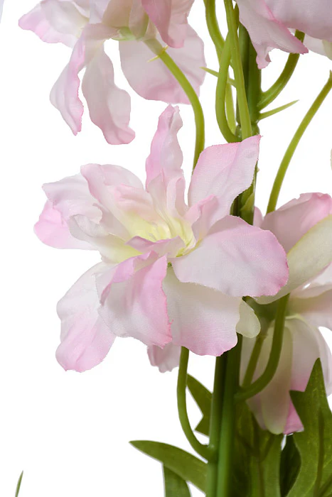 49" Silk Delphinium Spray Pink - Image 2