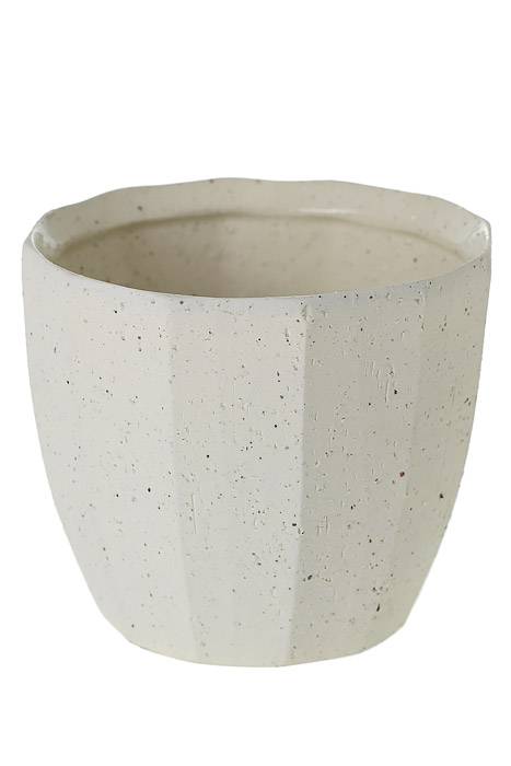 4"x 3.75" Bona Pot Off-white