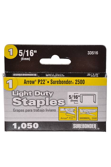 5/16"  Staples #1 Box/5250 - Image 2