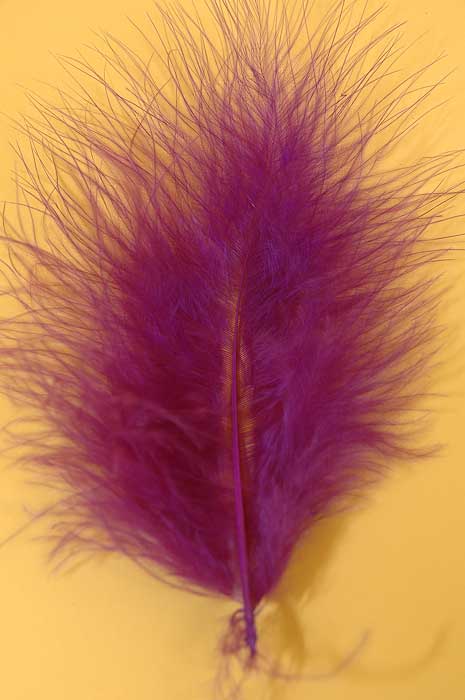 5" - 7" Ostrich Feather Purple Pkg/50