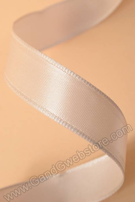 5/8" X 10yds Wired Satin Ribbon Sable - Image 2