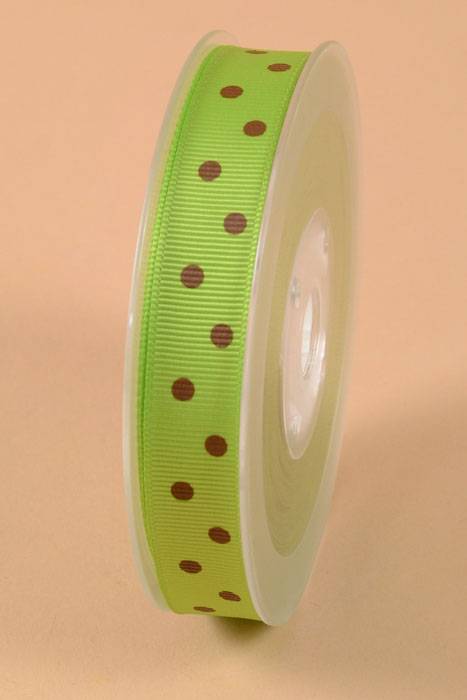 5/8" X 17yds Grosgrain Apple Green #550