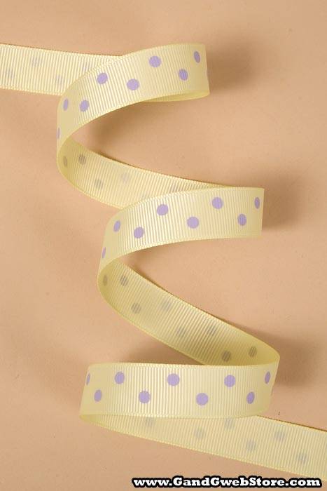 5/8" X 17yds Grosgrain Baby Maize #617 - Image 2