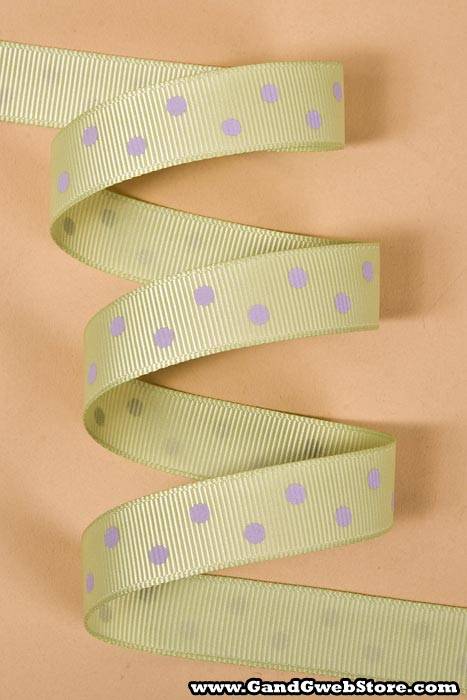 5/8" X 17yds Grosgrain Lime Juice #524 - Image 2