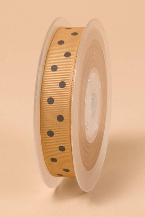 5/8" X 17yds Grosgrain Old Gold #690