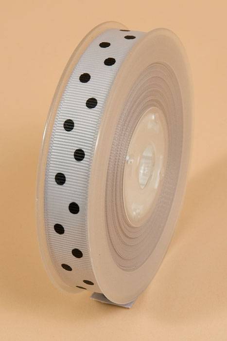 5/8" X 17yds Grosgrain Steel Grey#007