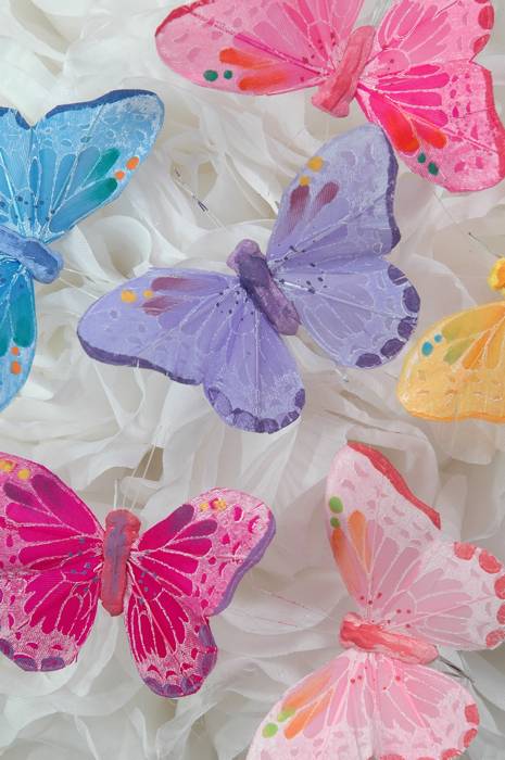 5"  Butterfly Assorted Pkg/12