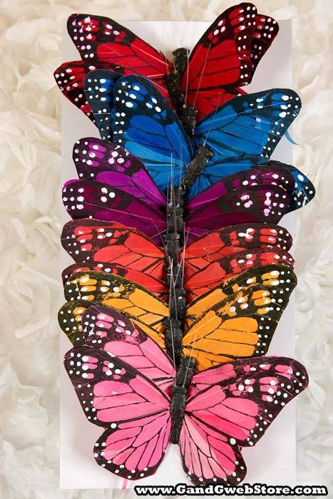 5" Butterfly Assorted Pkg/12 - Image 2