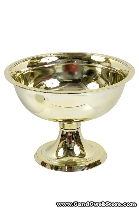 5" Plastic Compote Gold Pkg/6 - Image 2