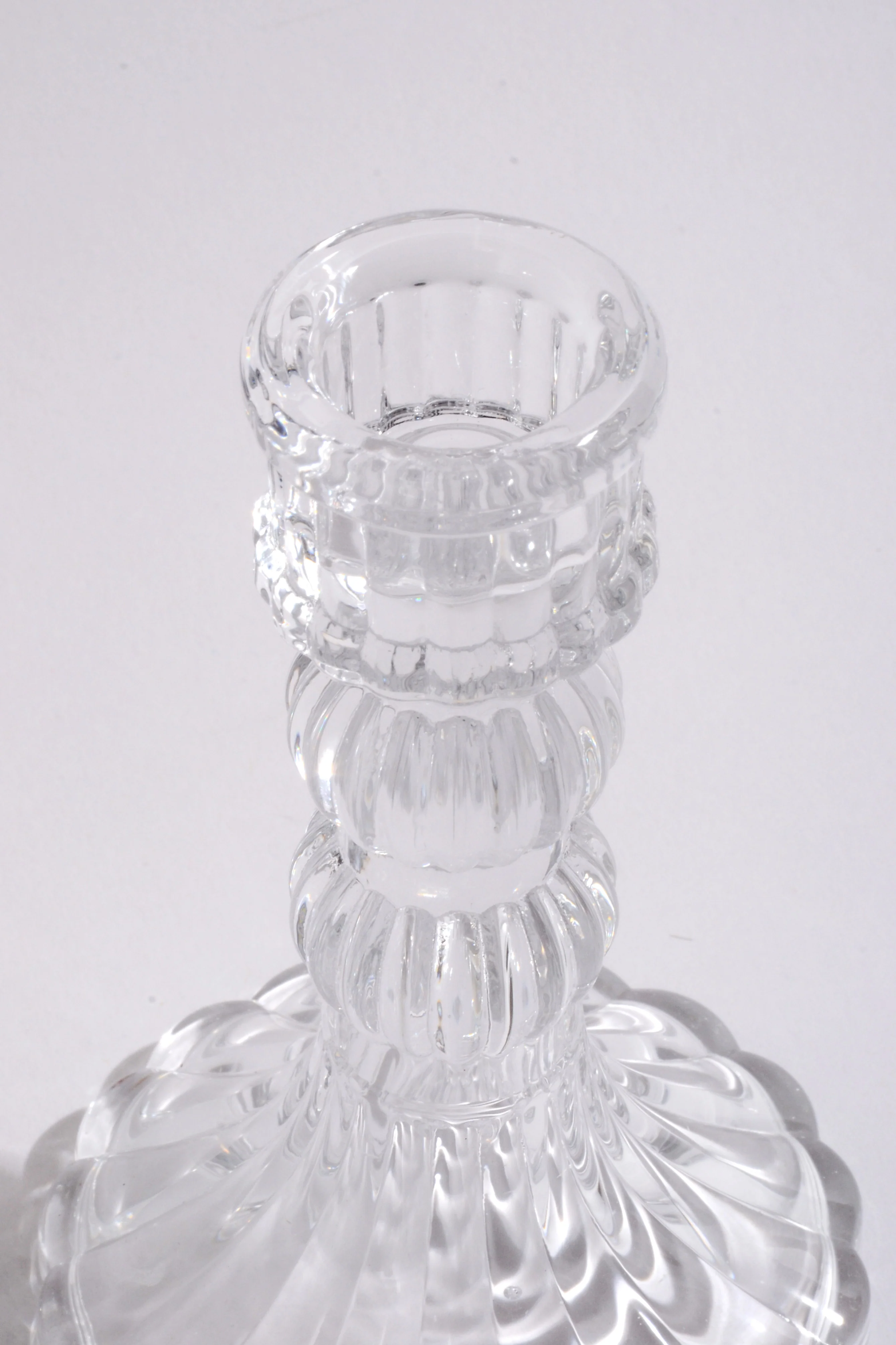 5" Glass Candle Holder Clear - Image 2