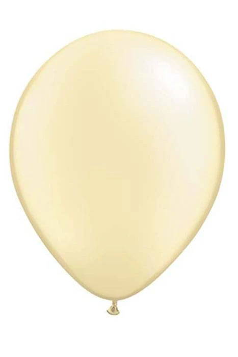 5" Pst Latex Balloon Pearl Ivory Pkg/100