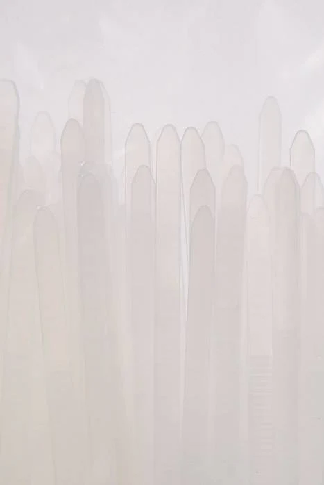 5 X 200mm Plastic Locking Ties White Pkg/100 - Image 2