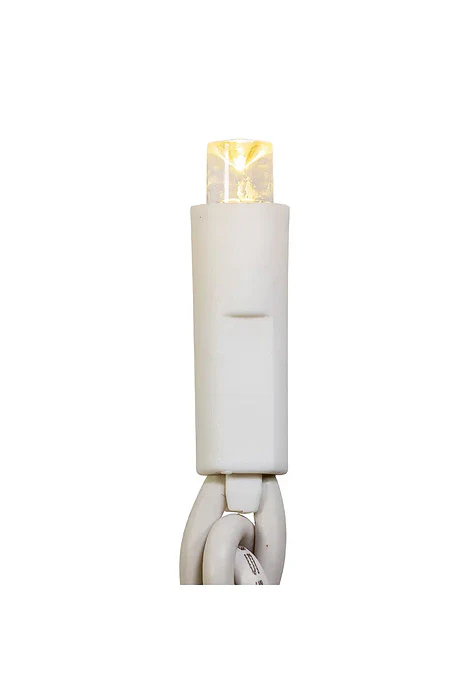 50Ft 100 Light Led With White Wire Warm White - Image 3