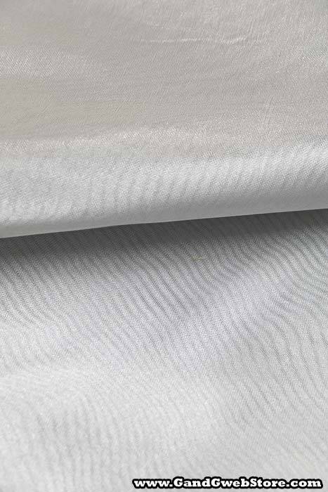 54" X 5yds Metallic Organza Fabric Silver - Image 2