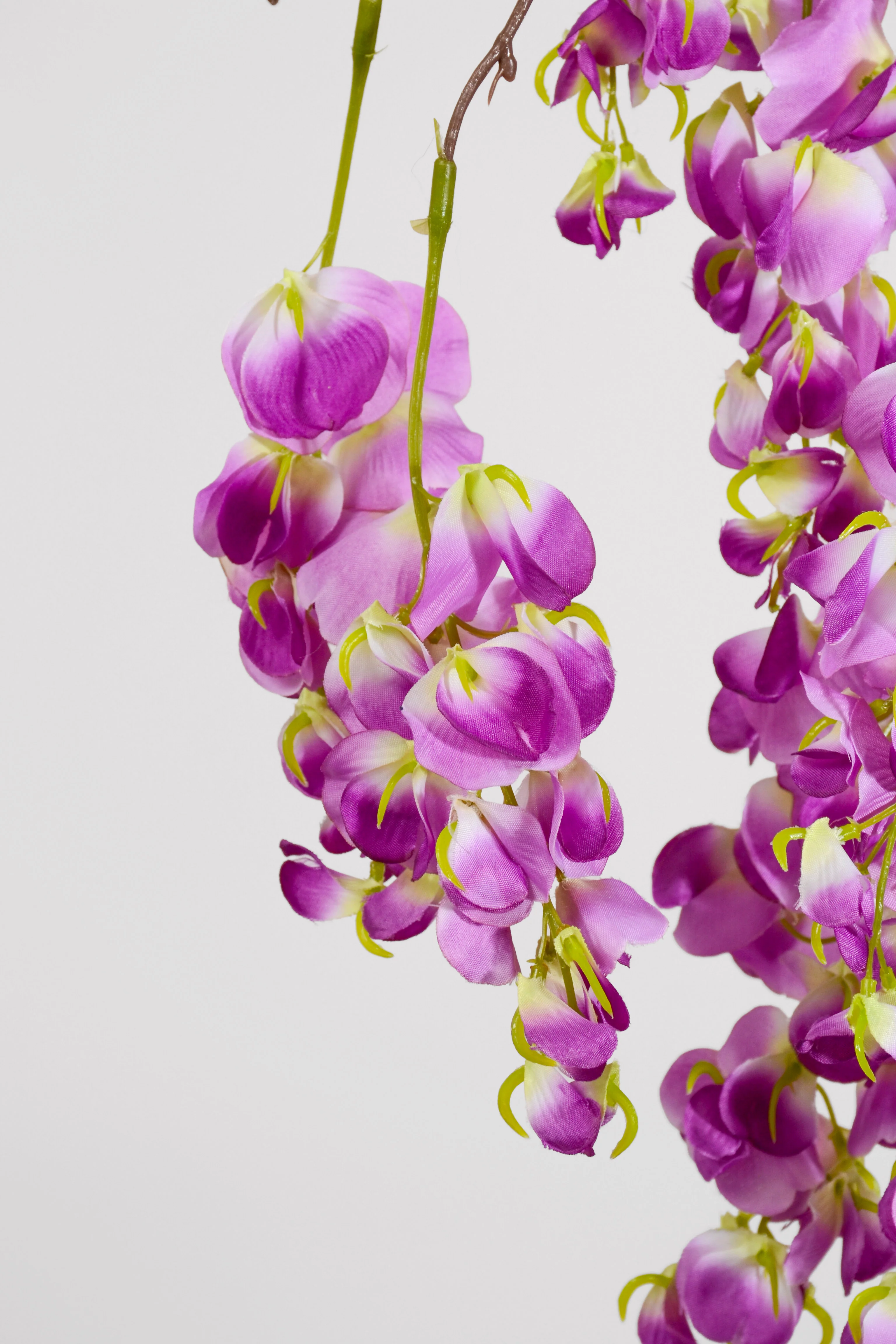 58" Silk Bougainvillea Garland Lavender - Image 2