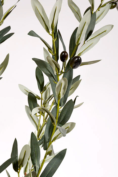 59" Artificial Olive Tree w/Pot Grey/Green - Image 2