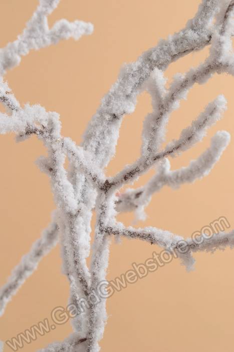 5ft Snowed Twig Branch White - Image 2