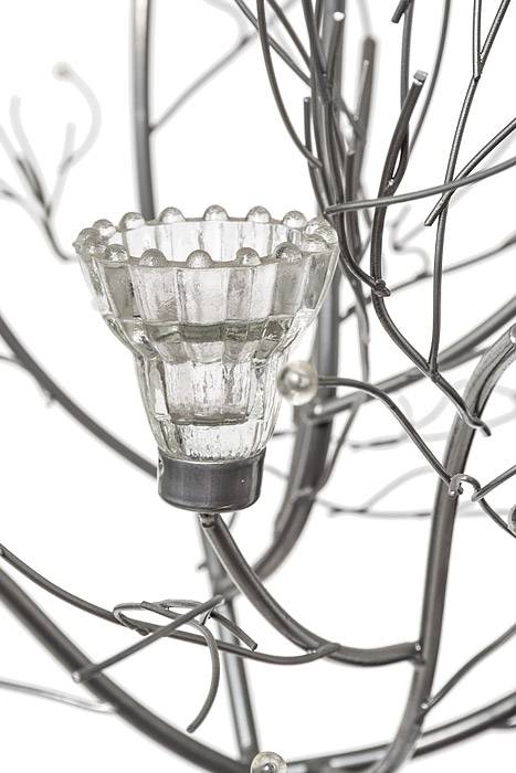 5ft Tree Candleholder Silver - Image 2